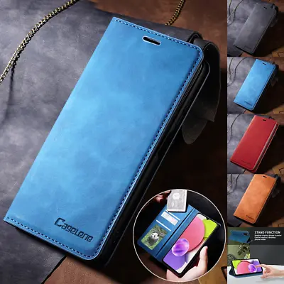 Leather Flip Wallet Case Cover For IPhone 15 Pro 14 13 12 11 XR XS Max SE 7 8+ • £4.69