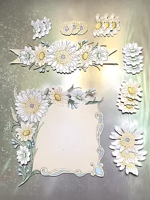 DAISY DIE CUTS Full Set Carnation Crafts.. SUNNY..EASTER..MOTHERS DAY..yellow • £3.75