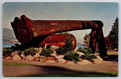 Vintage Canada Postcard Lumberman's Arch Stanley Park Vancouver B.C. • $3.99