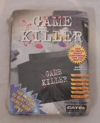 Datel Game Killer Cheat Cartridge Nintendo N64 Sealed In Box • £100