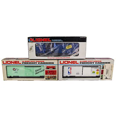 Lionel Great Northern NBA Basketball TAG Box Car 1:48 O Scale Train Car 3P Lot • $80.01