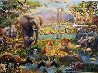 Ravensburger Puzzle Animals Of The Savanna 200 XXL Wild Jungle Africa NEW SEALED • $21