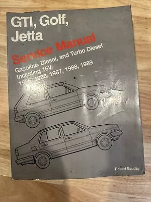 Volkswagen Service Manuals Ser.: Volkswagen GTI Golf And Jetta Service Manual • $39