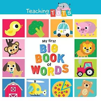 My First Big Book Of Words - Lap Size Board Book - Educational Childrens - GOOD • $4.48