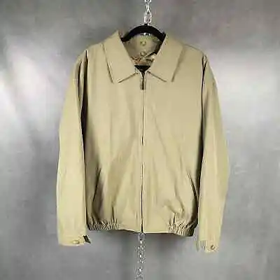 Vintage 90s Burberry Cotton Bomber Jacket With Liner • $150