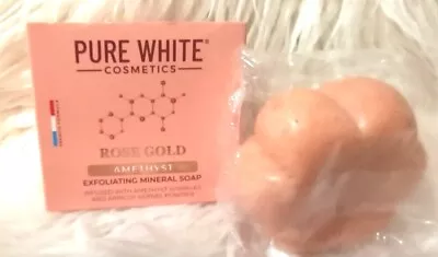 Pure White ROSE GOLD  Amethyste Cosmetic SOAP 150 Grs FAST SHIPPING • $9.95