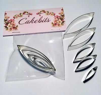 Ruscus Set Of 5  Cake Decorating - Metal  • £6.99