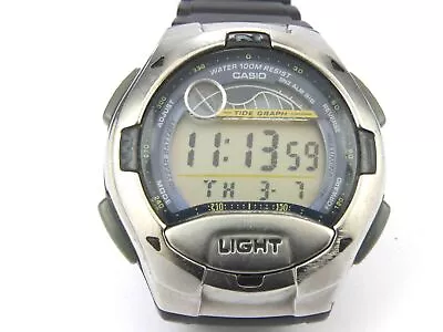 Gents Casio W753 Digital Tide Graph Alarm - 100m • £19.95