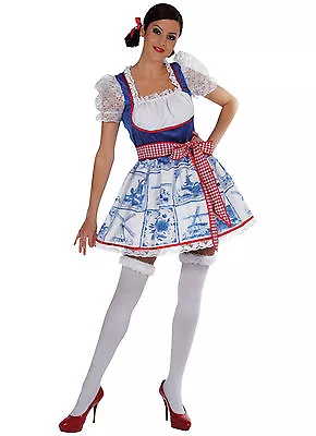 £38 • Buy Miss Amsterdam -  Holland / Dutch Girl - Delft Design   Sizes 6 - 22