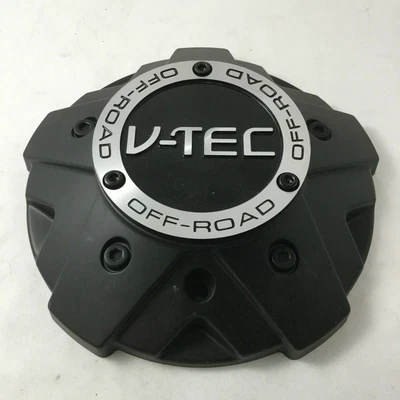 $25 • Buy V-Tec 394 395 396 Wheel Center Hub Cap Matte Black C394-8CL 9  Diameter VT298