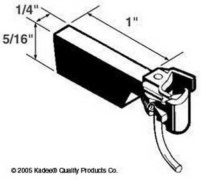 Kadee 823 1 Scale Thick Straight Shank Coupler • $2.99