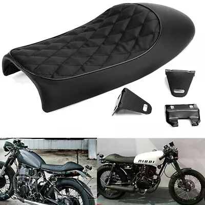 Motorcycle Cafe Racer Seat Flat & Hump Saddle For Kawasaki KZ650B Z650 KZ750B • $35.67