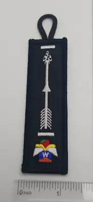 Wagion Lodge 6 Vigil Mini-Sash Pocket Dangle Black With Thunderbird - NEW • $7.99