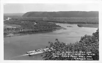 Wisconsin Wyalusing State Park 1950s RPPC Photo Postcard McGregor 22-8578 • $17.49