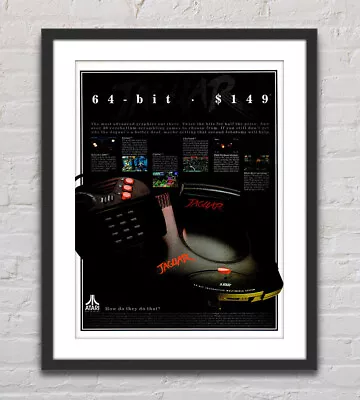 Atari Jaguar Console System Glossy Promo Ad Poster Unframed G3130 • $14.98