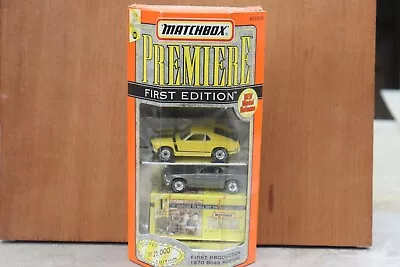 Matchbox First Edition 1970 BOSS MUSTANG Yellow &zamac • $5.25