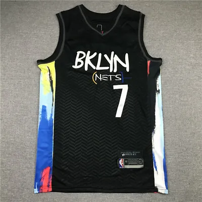 Brooklyn Nets City Edition #7 Durant #11 Irving Adult Basketball Jersey Stitched • £23.99