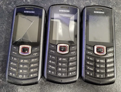 £20 • Buy Lot Of 3 Samsung GT B2710 - Black (Unlocked) Mobile Phone Used