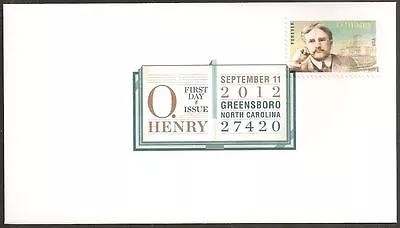 US 4705 Literary Arts O Henry DCP FDC 2012 • $9.41