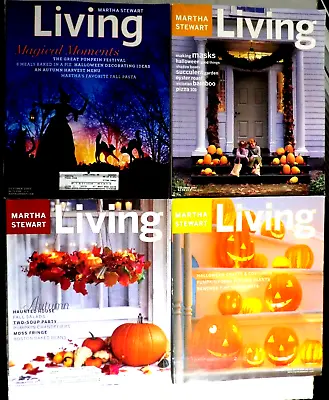 Martha Stewart Living Halloween October 1997 2000 2001 2005 Magazine Lot Costume • $14.99