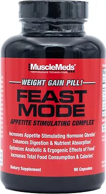 MuscleMeds Feast Mode Appetite Stimulating  Complex Supplement (90 Capsules) • $22.90