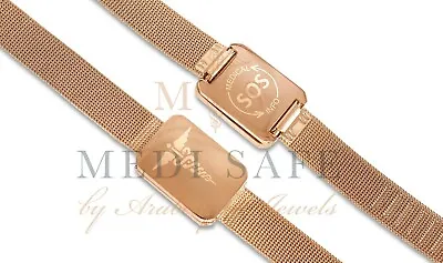 Ladies/men Sos Bracelet Medical/allergy Alert/stainless Steel Talisman Rose Gold • £25.99