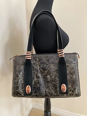 LA GIOE DI TOSCANA  Leather Handbag Purse By Sharon Gioe • $79.99