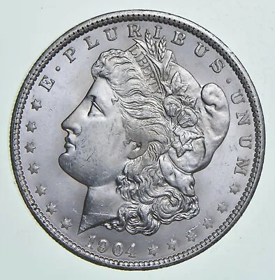 Unc Uncirculated 1904-O Morgan Silver Dollar - $1.00 Mint State MS BU *884 • $60.95