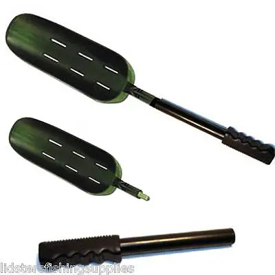 2 Q DOS Baiting Throwing Spoon + Handle Boilies Bait Carp Coarse Fishing Tackle • £12.95