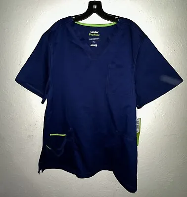 Nwt Landau Women’s Navy Scrub Top XL • $13.99