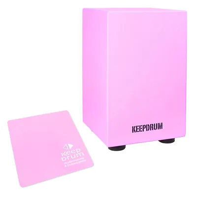 Keepdrum DC1M PK Junior Cajon Pink + Seat Pad Pink • £42.95