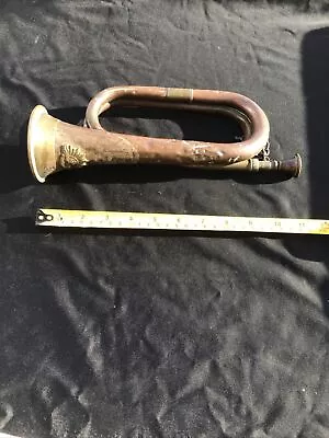 Vintage Australian Commonwealth Military Forces Copper And Brass Bugle • $107.38