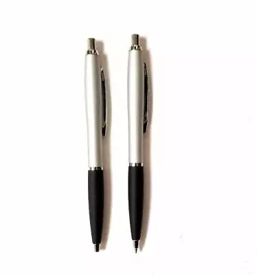 Lot Of 100 Pens - Executive Holden Style Silver Metal Pens - Black Ink • $40