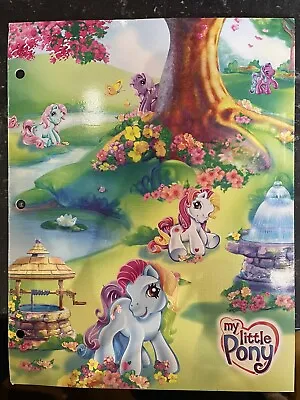 Folder School My Little Pony 2005 Colorful Hasbro • $14.95