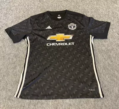 Lukaku #9 Manchester United Black Chevrolet Size Large Soccer Jersey • $25