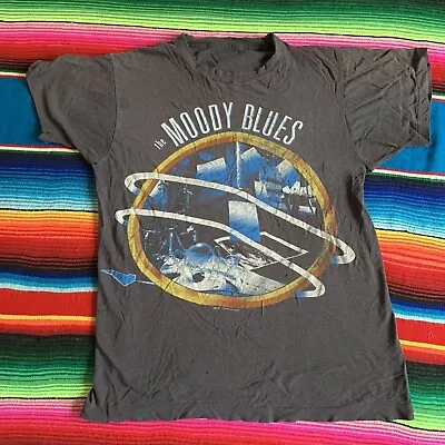 Vintage 1980 Moody Blues Live In Concert T Shirt Black Size ~small • $74.99