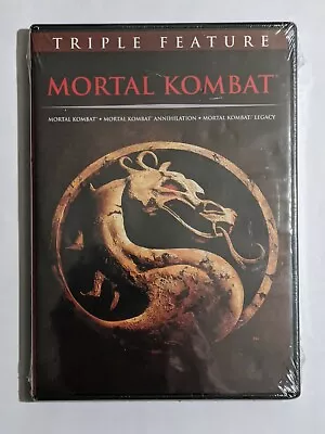 Mortal Kombat & Mortal Kombat Annihilation & Legacy | 3 In 1 DVD | New Sealed! • $10.99