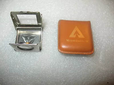 Vintage Weyerhaeuser Small Folding Pocket Magnifying Glass W/ Case  Germany • $20