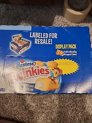 Decade-Old Hostess Twinkies Pre-Bankruptcy Nov 2012 Box 24 RETAIL  Pack Sealed!! • $499