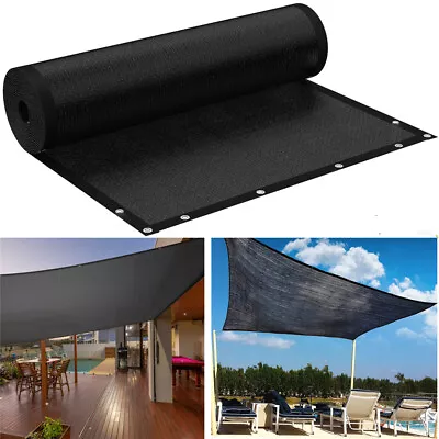 1Pack 40% Sun Shade Cloth - Black Sun Shade Mesh Tarp Sunblock Shade Mesh • $17.85