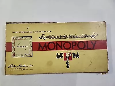 Vintage Parker Brothers MONOPOLY Board Game  • $10