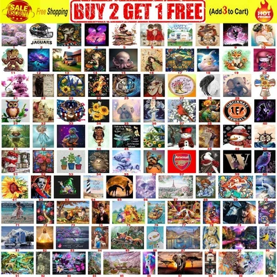 $9.52 • Buy 5D DIY Diamond Painting Embroidery Cross Craft Stitch Arts Kit Mural Home Decor
