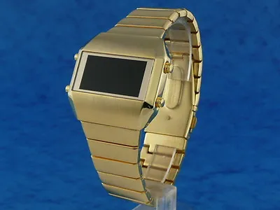 GOLD Rare Old Vintage 70s 1970s Style LED LCD DIGITAL Retro Watch Gts • $62.22