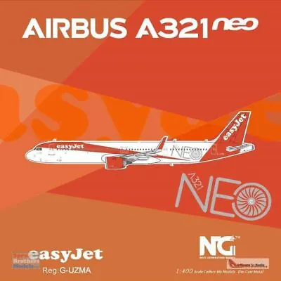 £51.06 • Buy NGM13021 1:400 NG Model EasyJet Airbus A321neo Reg #C-UZMA (pre-painted/pre-buil