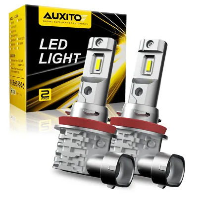 AUXITO H11 LED Headlight High Or Low Beam Bulbs 360000LM 6500K Xenon White 2Pcs • $19.99