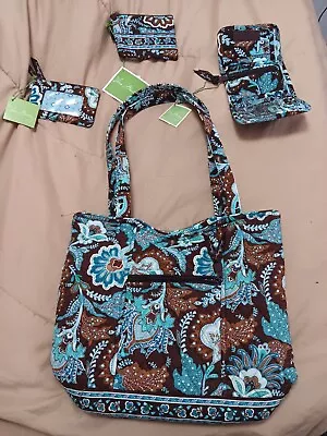 Java Blue Vera Bradley Bundle (Includes Purse Wallet Etc) Some Unused!  • $25