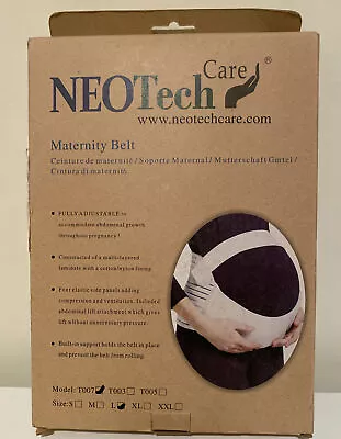 Neotech Large White Maternity Belt  Fully Adjustable BNIB • £10.99