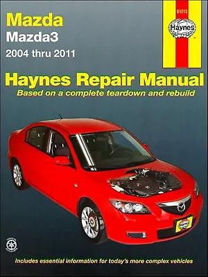 Mazda3 Haynes Repair Manual 2004-2011 • $37.71