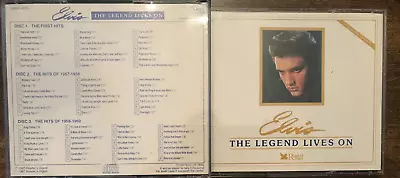 ELVIS PRESLEY The Legend Lives On CD Reader's Digest 3 CDS • $5