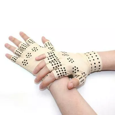 £3.90 • Buy Magnetic Anti-Arthritis Hand Support Joint Finger Compression Pain Relief Gloves